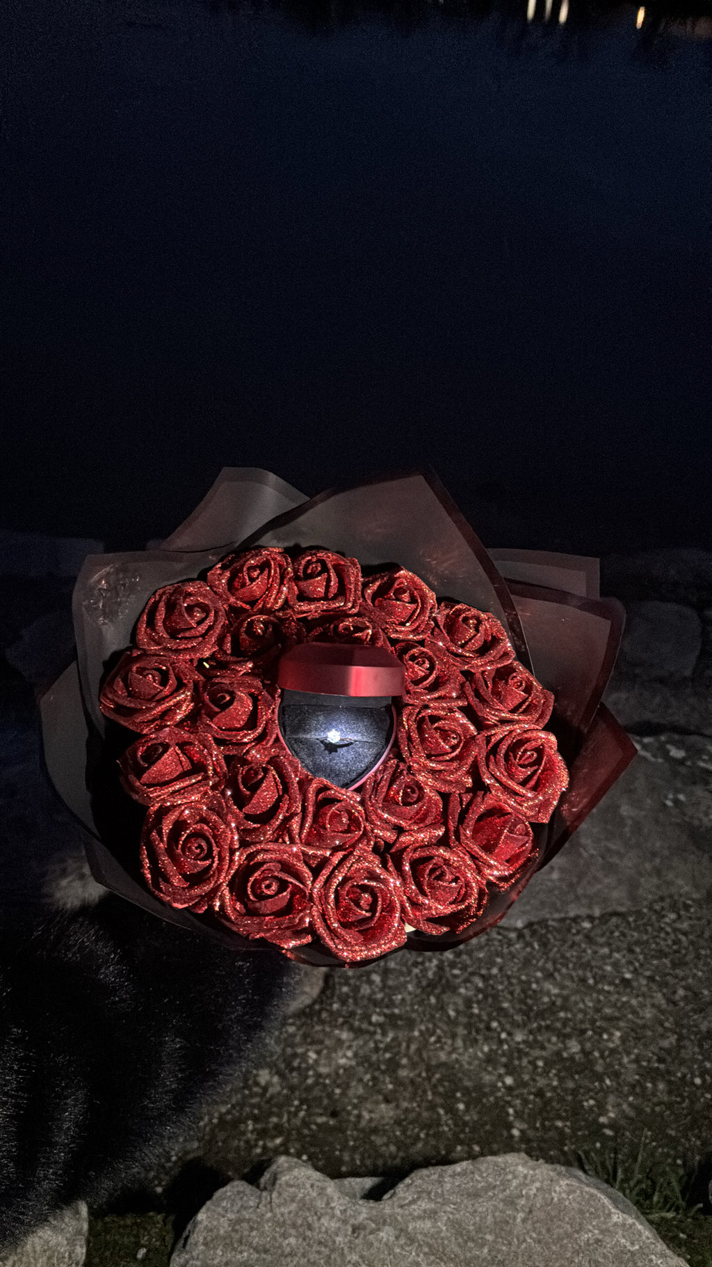 BOUQUET CŒUR PRÉCIEUX